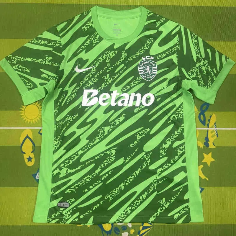 Sporting CP 2025/26 de Portero Camiseta Green — 2