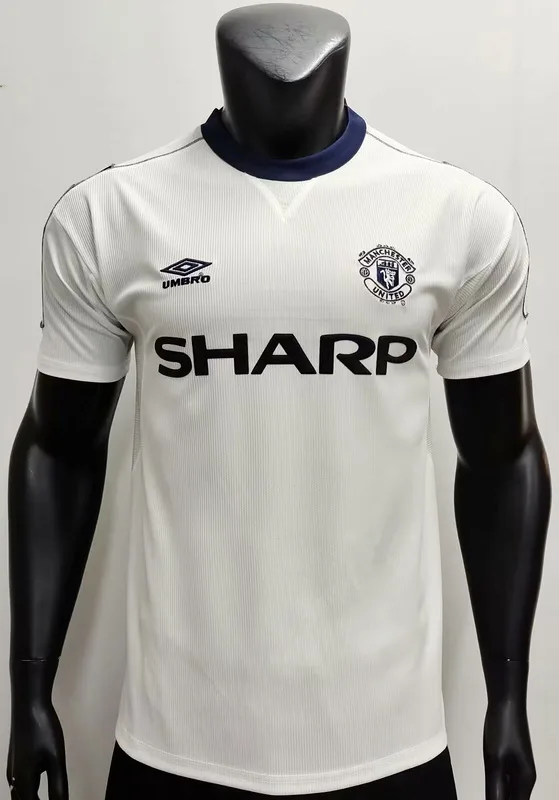 Manchester United 1999/00 Away Shirt White — 2