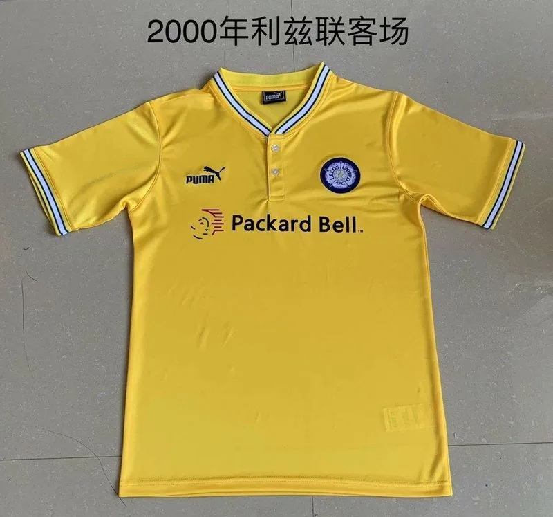 Leeds United 2000 Away Shirt Yellow — 2