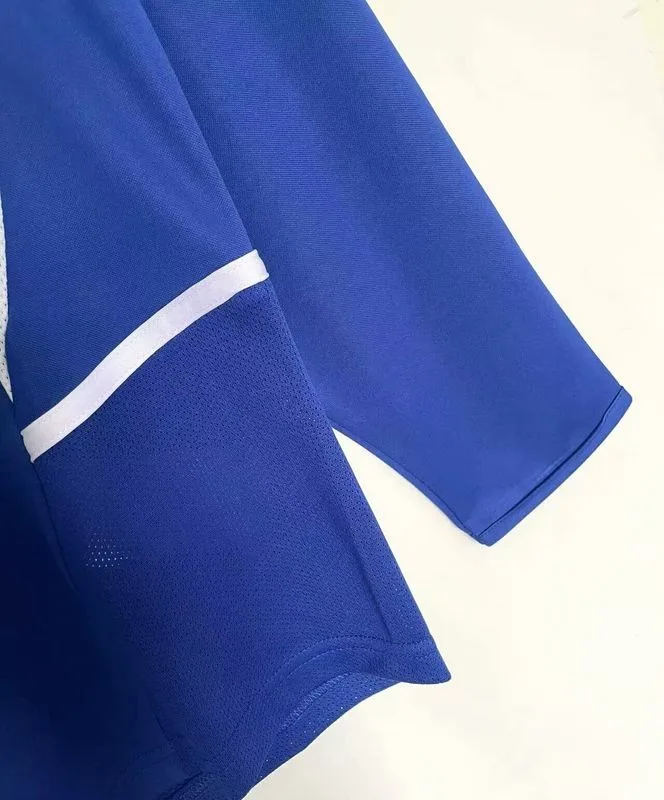 Brazil 2002 Away Shirt Long Sleeve Blue