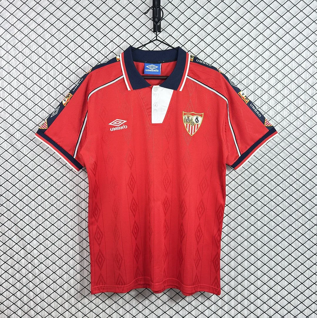 Sevilla 1998/00 Auswärts Trikot Red — 2
