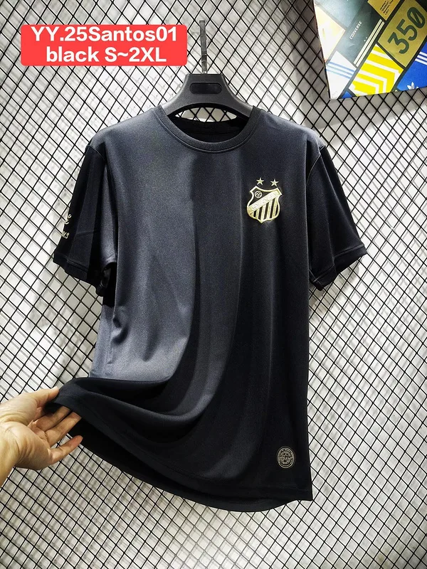 Santos 2025/26 Shirt Black — 2