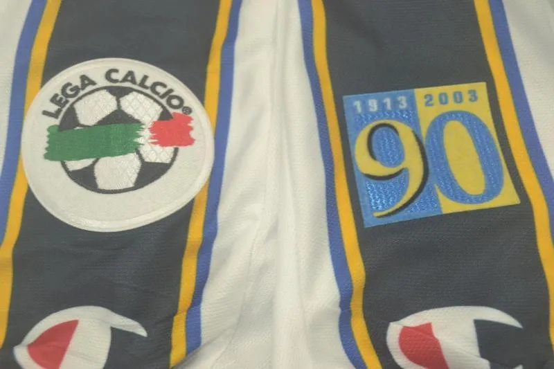 Parma 2002/03 Away Shirt White