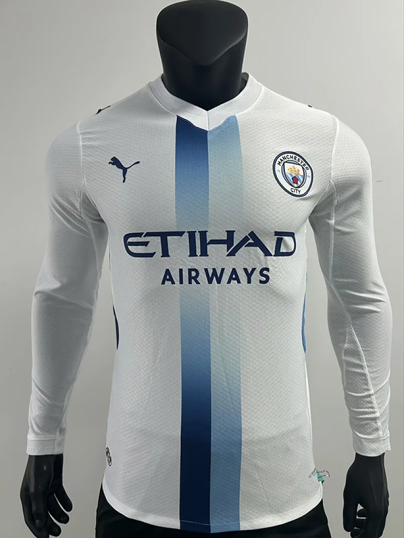 Manchester City 2026/27 Extérieur Maillot Manches Longues Version Joueur