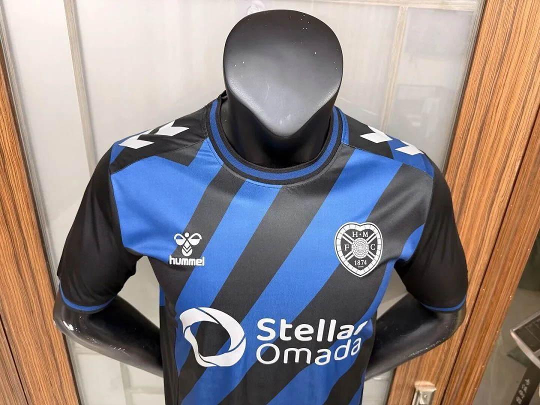 Heart of Midlothian 2026/27 Third Maillot Manches Courtes Blue — 2
