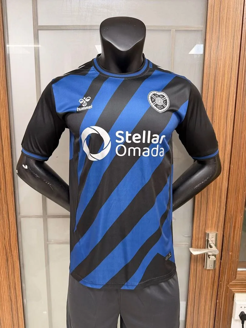 Heart of Midlothian 2026/27 Third Maillot Manches Courtes Blue