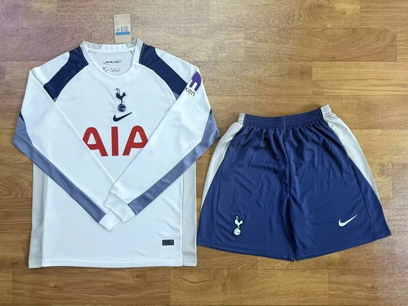 Tottenham Hotspur 2025/26 Conjunto de Niño Manga Larga — 2