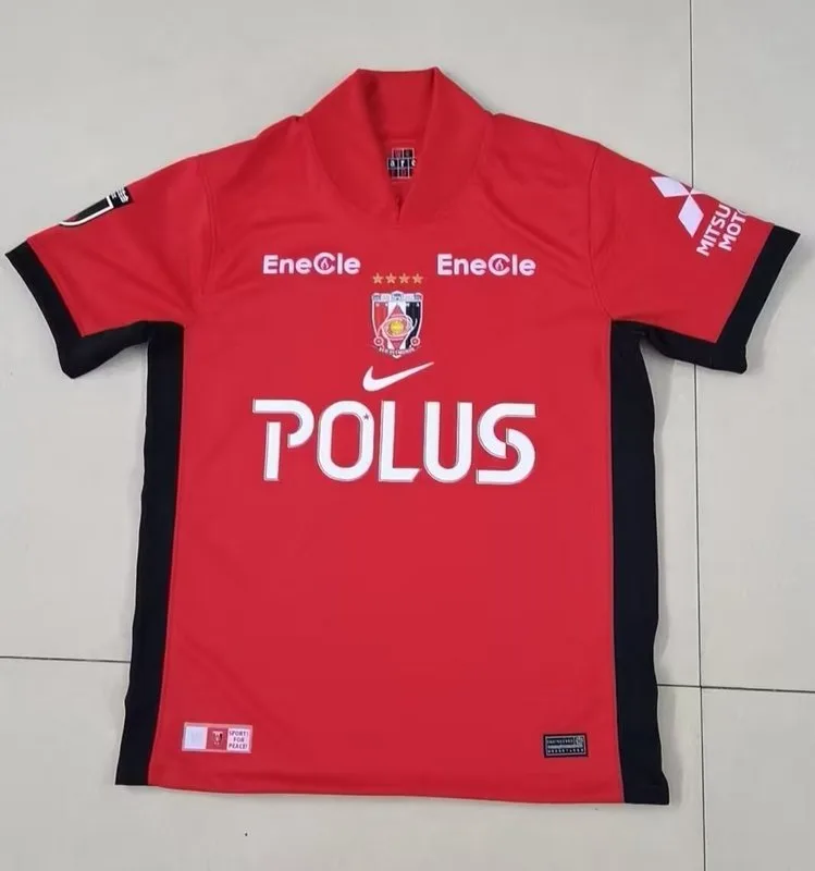 Urawa Red Diamonds 2025/26 Home Shirt Short Sleeve Red — 2