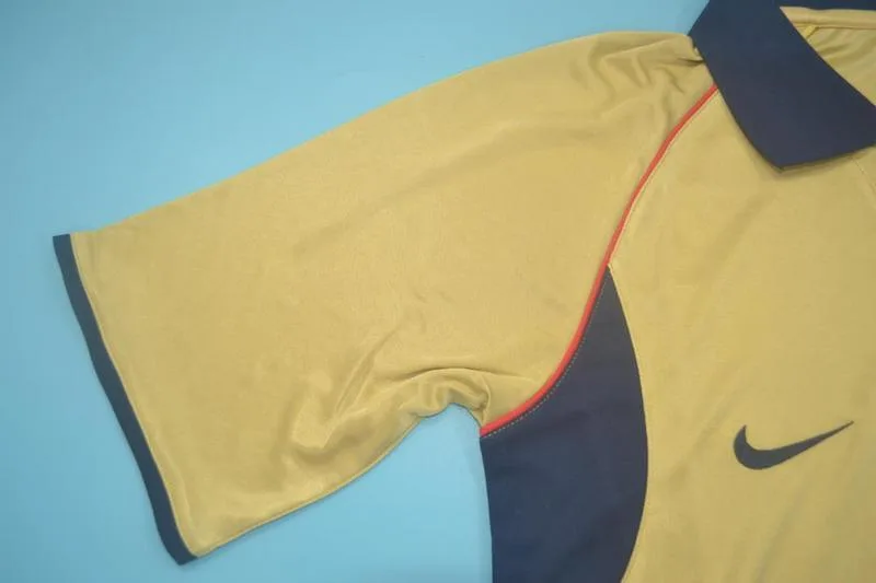 Arsenal 2001/02 Away Shirt Gold — 2