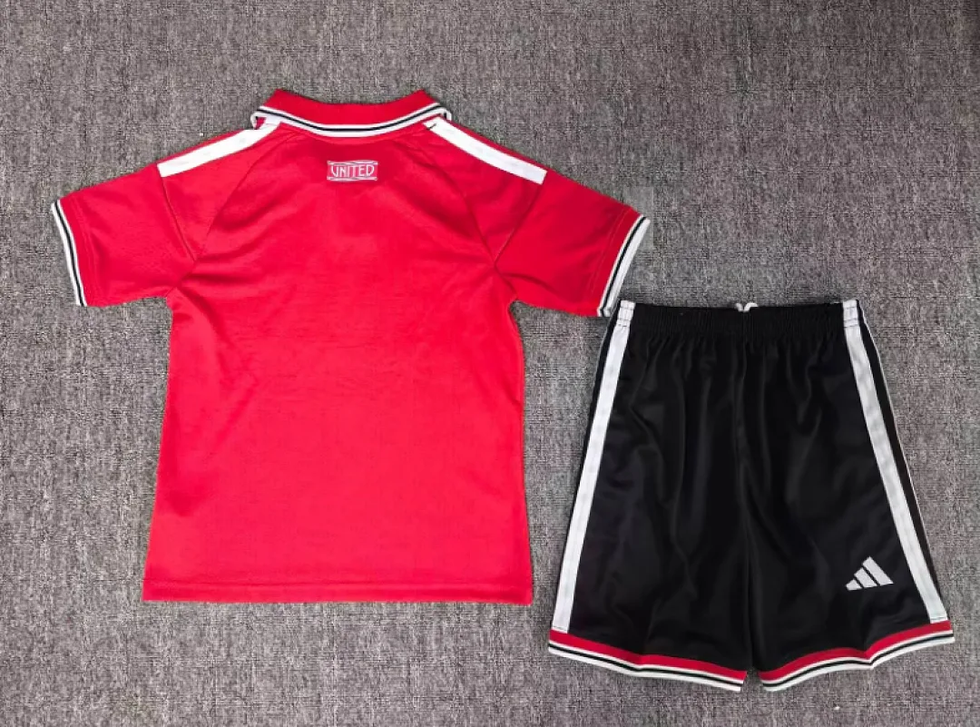 Manchester United 2026/27 Domicile Short Enfant Black — 1