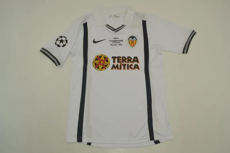 Valencia 2001 Shirt Champions League — 2