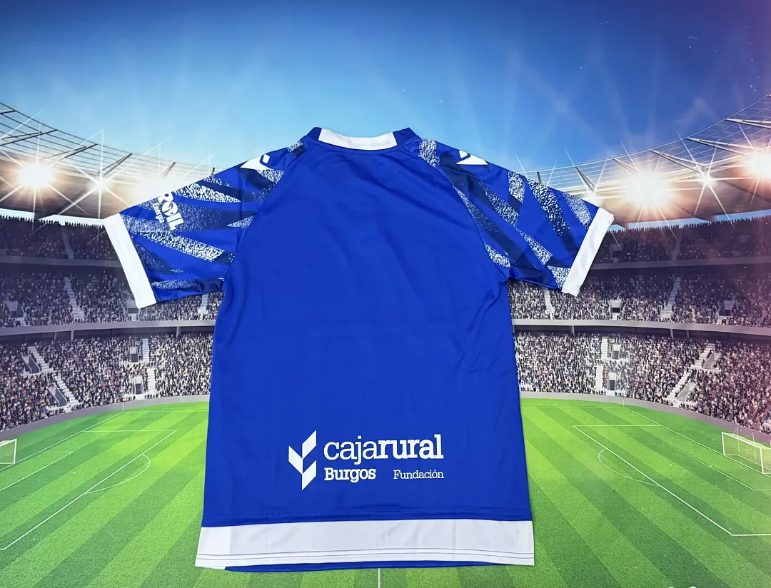 Burgos CF 2025/26 Fourth Shirt Short Sleeve Blue — 1