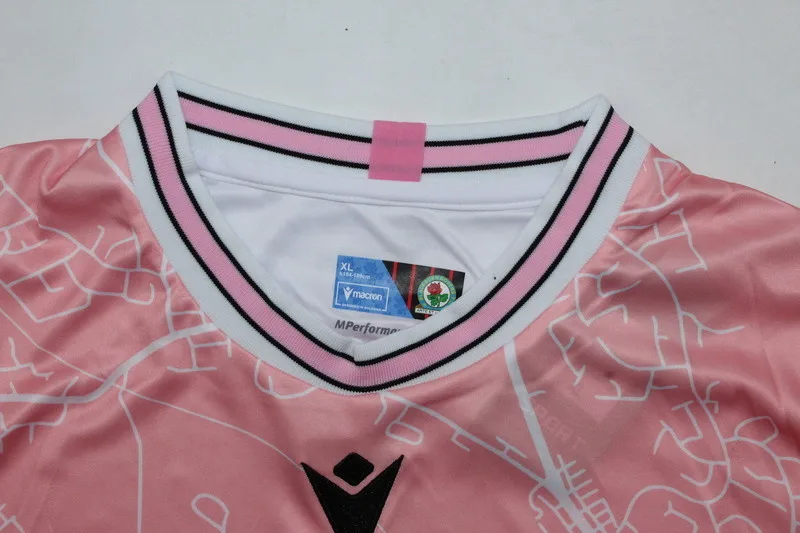 Blackburn Rovers 2024/25 Third Shirt Short Sleeve Pink — 1