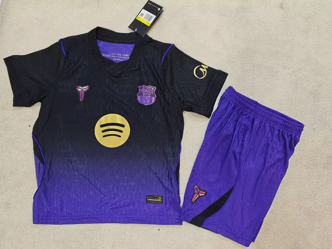 Barcelona 2026/27 Away Kids Kit Player Version — 1