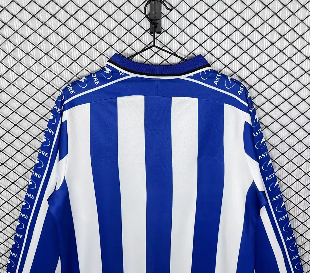 Deportivo Alavés 1998/99 Domicile Maillot Manches Longues — 2