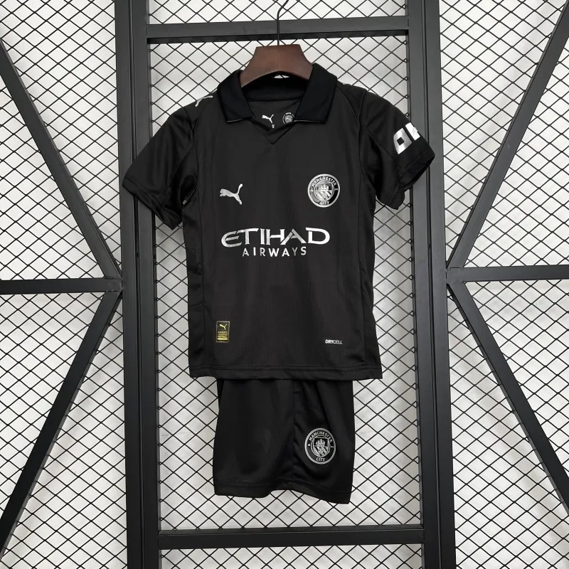 Manchester City 2025/26 Away Kids Kit