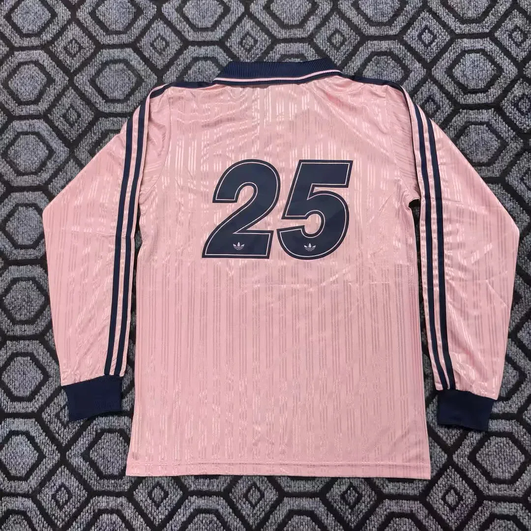 Ad X Oasis Tour Jacquard 2025/26 Camiseta Manga Larga Pink — 1