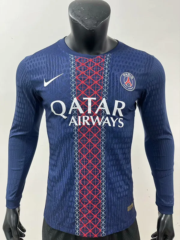 Paris Saint-Germain 2025/26 Primera Equipación Camiseta Manga Larga Versión Jugador — 1