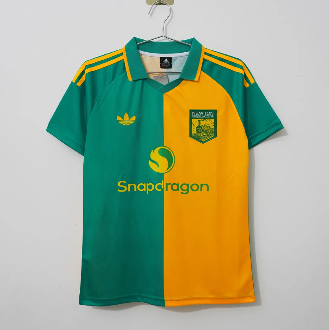 Manchester United Maillot Manches Courtes Édition Spéciale Yellow