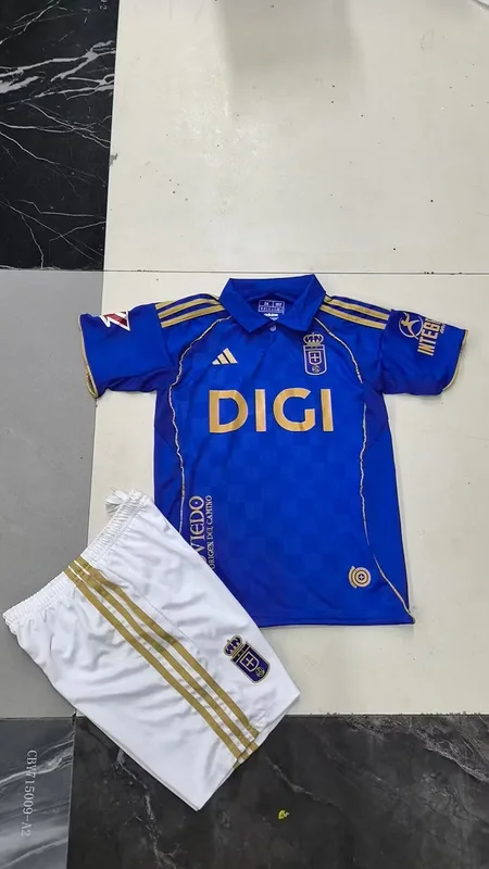 Real Oviedo 2025/26 Domicile Ensemble Enfant — 2