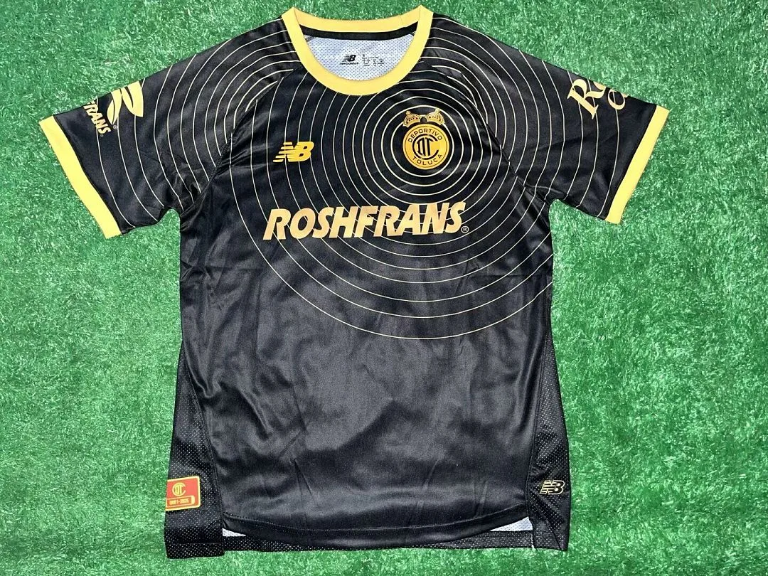 Toluca 2026/27 Third Shirt Short Sleeve Black