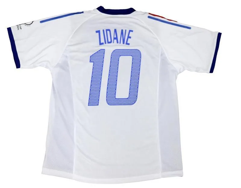 France 2002 Away Shirt White — 2