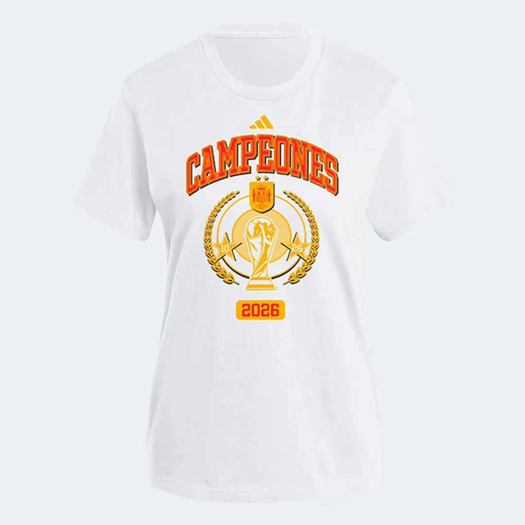Espagne 2026 Maillot Champion White — 2