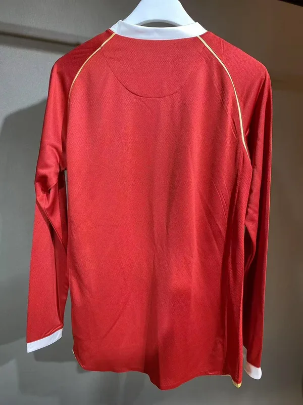 Manchester United 2006/07 Heim Trikot Langarm Spielerversion