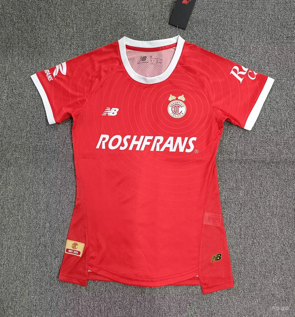 Toluca 2025/26 Women's Shirt Special Edition Red — 2
