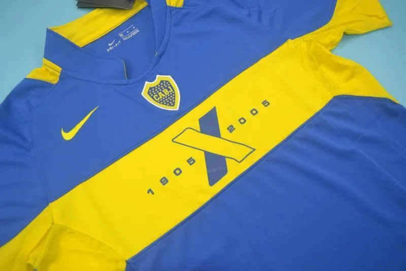 Boca Juniors 2005 Home Shirt — 2