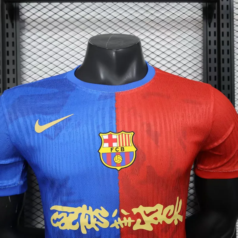Barcelona 2025/26 Trikot Spielerversion Sonderedition Red — 1