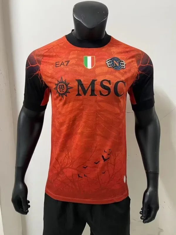 Napoli 2025/26 Camiseta Versión Jugador Orange — 1