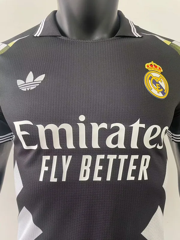 Real Madrid 2025/26 Camiseta Versión Jugador Black