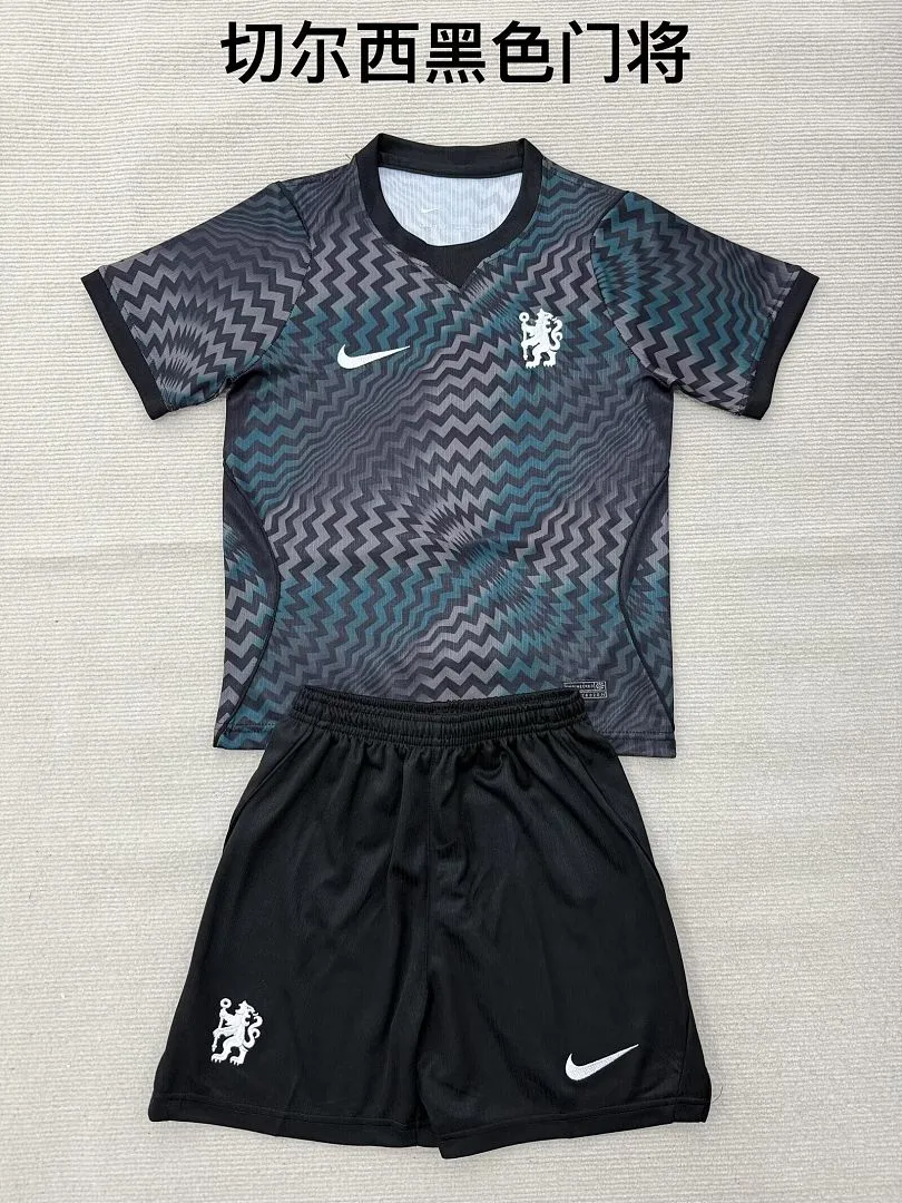Chelsea 2026/27 de Portero Conjunto de Niño Black — 2