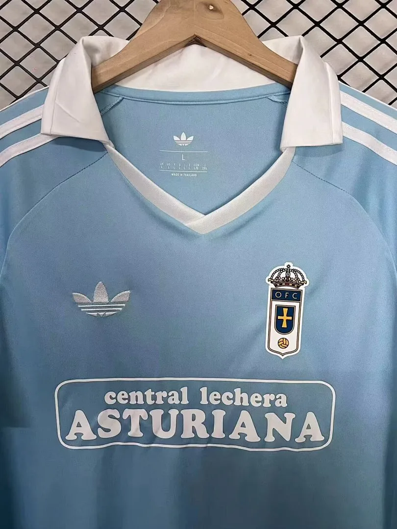 Real Oviedo Maillot Manches Courtes — 2