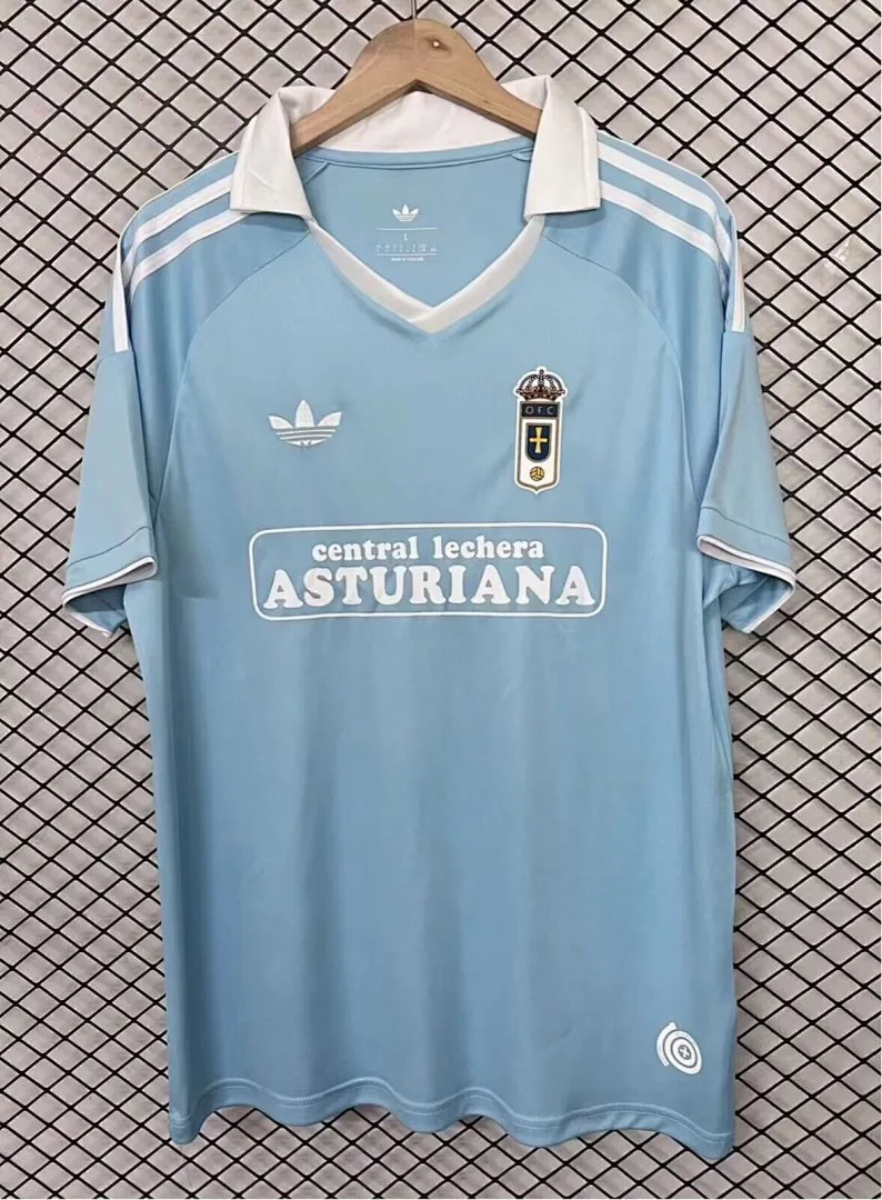 Real Oviedo Maillot Manches Courtes