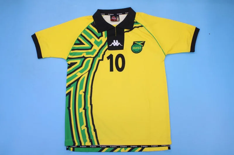 Jamaica 1998 Home Shirt Yellow