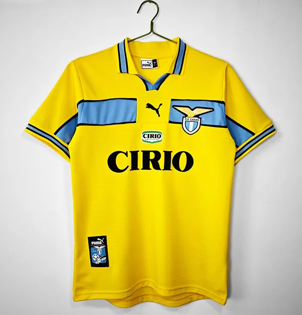 Lazio 1998/99 Away Shirt Yellow