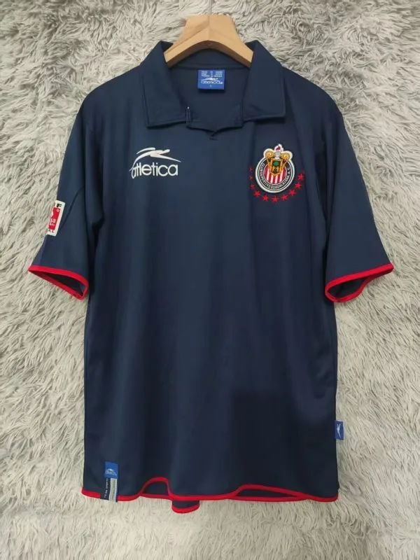 Chivas Guadalajara 2003/04 Away Shirt Blue