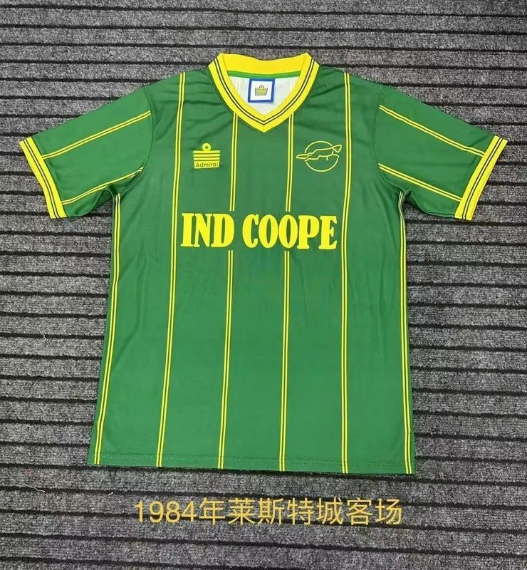 Leicester City 1984 Away Shirt Green — 2