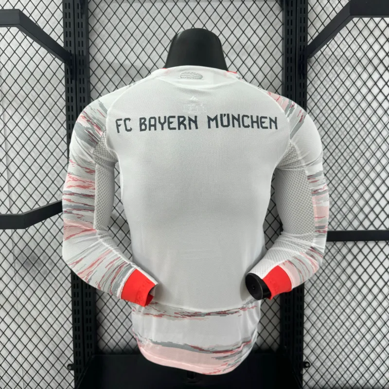 Bayern de Múnich 2025/26 Segunda Equipación Camiseta Manga Larga Versión Jugador — 1