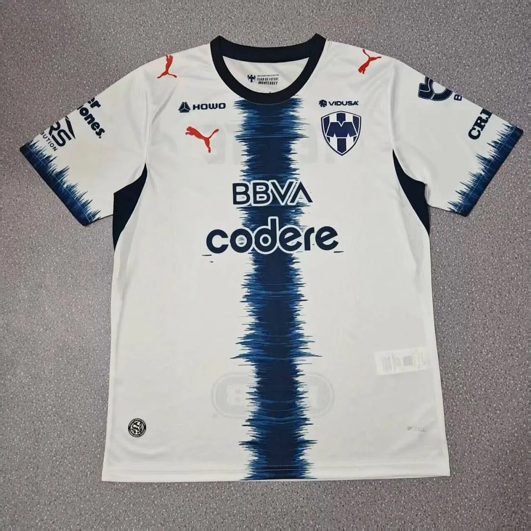 Monterrey 2026/27 Extérieur Maillot Manches Courtes White — 2