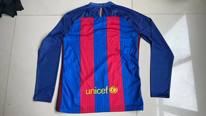 Barcelona 2016/17 Home Shirt Long Sleeve — 1