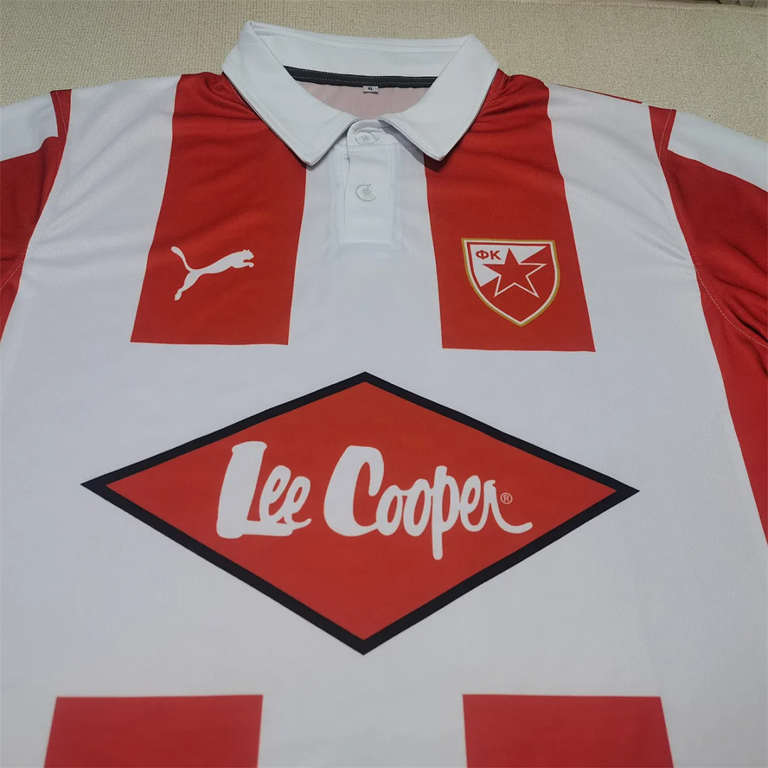 Red Star Belgrade 1984/85 Home Shirt Red — 2