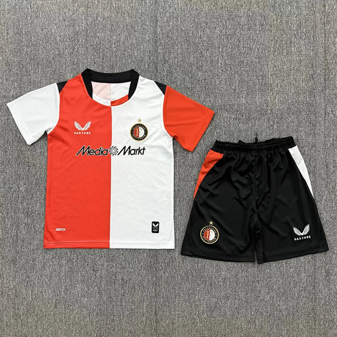 Feyenoord 2026/27 Home Kids Kit — 2