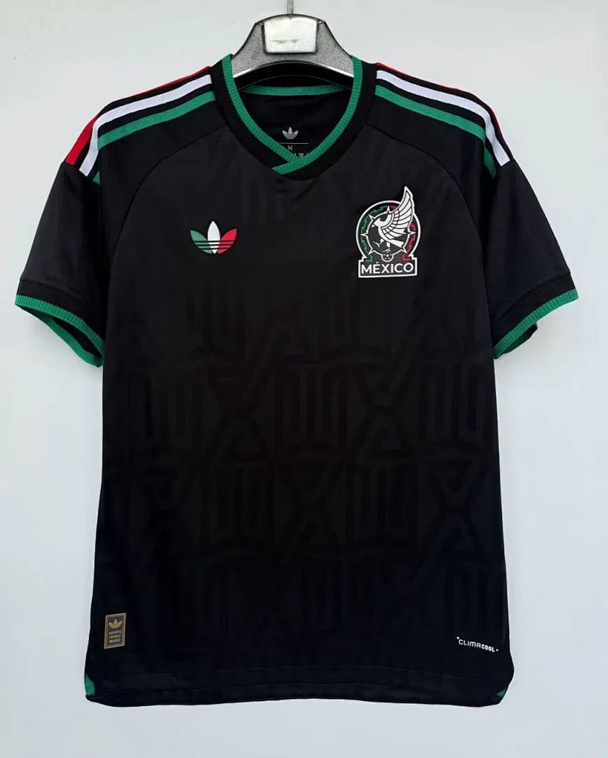 México 2026 Tercera Equipación Camiseta Versión Jugador Black — 1
