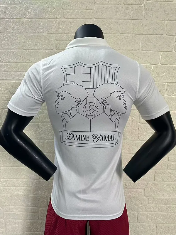 Barcelona Camiseta Versión Jugador Edición Especial White — 2
