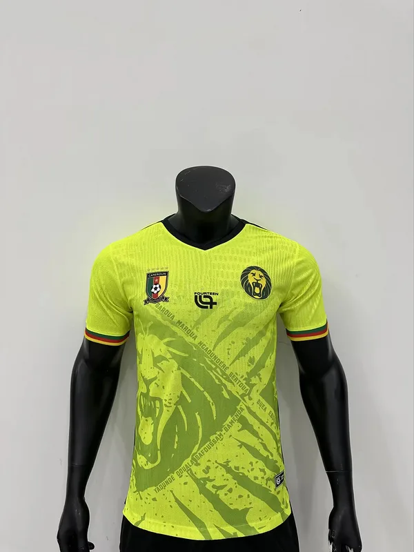 Cameroon 2025/26 Shirt Green Player Verison — 2