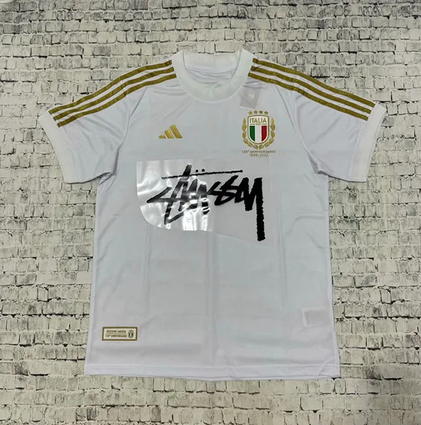 Italy 2024 Shirt Short Sleeve Special Edition White