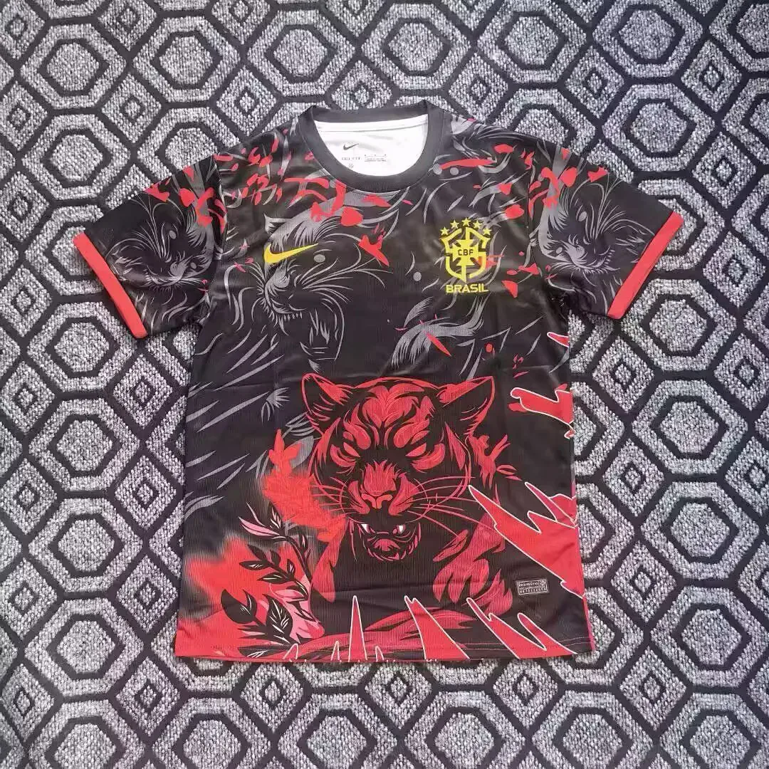 Brazil 2026 Shirt Short Sleeve Special Edition Purple Tiger — 1